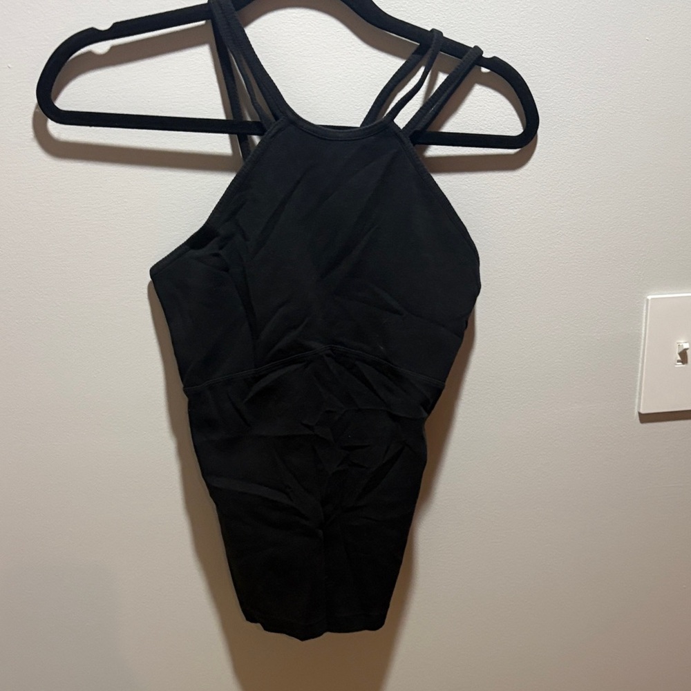 Free People Movement Black Strappy Tank